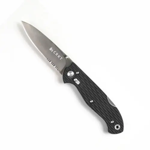 Lake 111 Combo Edge Fixed Blade Knife – Zytel Handle 1