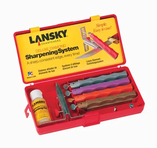 Lansky 4-Stage Diamond Sharpening System – Deluxe Kit 1
