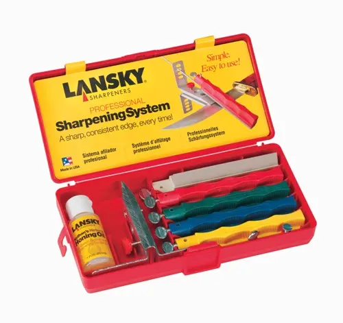 Lansky 5-Stone Professional Knife Sharpening System 1