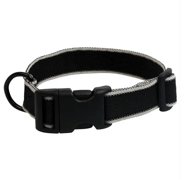 Large Black Secret Agent Dog Collar 1