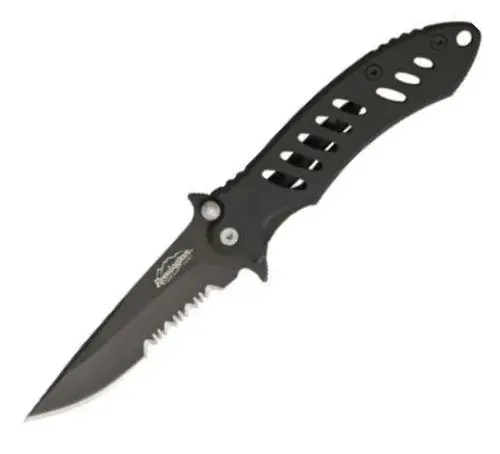 Large F.A.S.T. Knife – Black Matte Tactical Finish 1