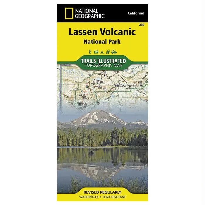 Lassen Volcanic National Park Topographic Map #268 1
