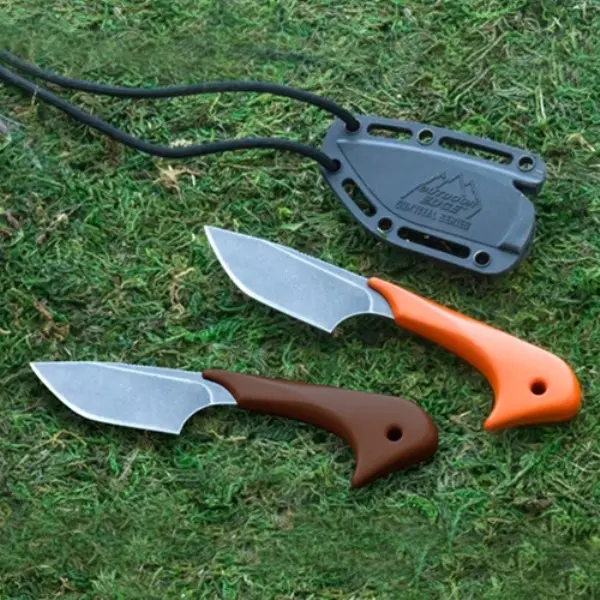 Le Duck Pocket Knife With Blaze Orange Handle 1