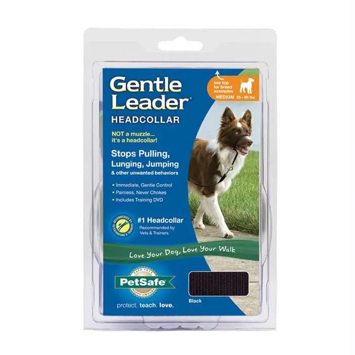 Leader Horse Headcollar – Black, Medium Fit 1