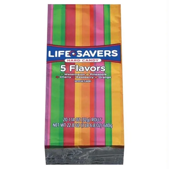 Lifesaver Assorted Fruit Hard Candy Roll (1.14 Oz) 1