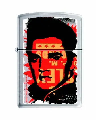 Limited-Edition Elvis Presley Zippo Lighter By Peter Mars 1