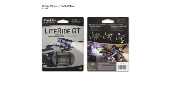Lite Ride Gt Handlebar-Mounted Flashlight Bracket 1
