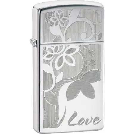 Love Slim Zippo Windproof Lighter – Stainless Steel Body 1