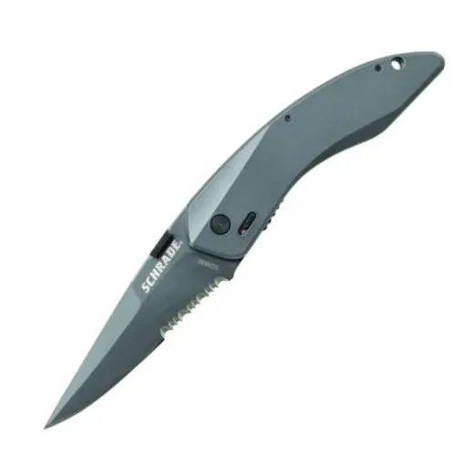M.A.G.I.C. Ao Knife With Partially Serrated Blade 1