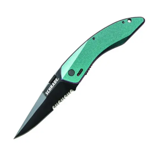 M.A.G.I.C. Ao Rescue Knife – Partially Serrated Edge With Seatbelt Cutter 1