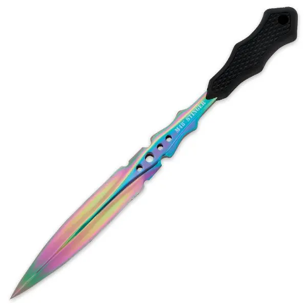M48 Urban Rainbow Stinger Tactical Knife With Harness 1