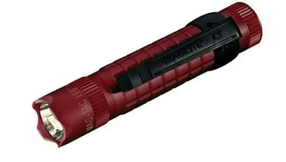 Mag-Tac Led Tactical Flashlight – Crimson Red 1