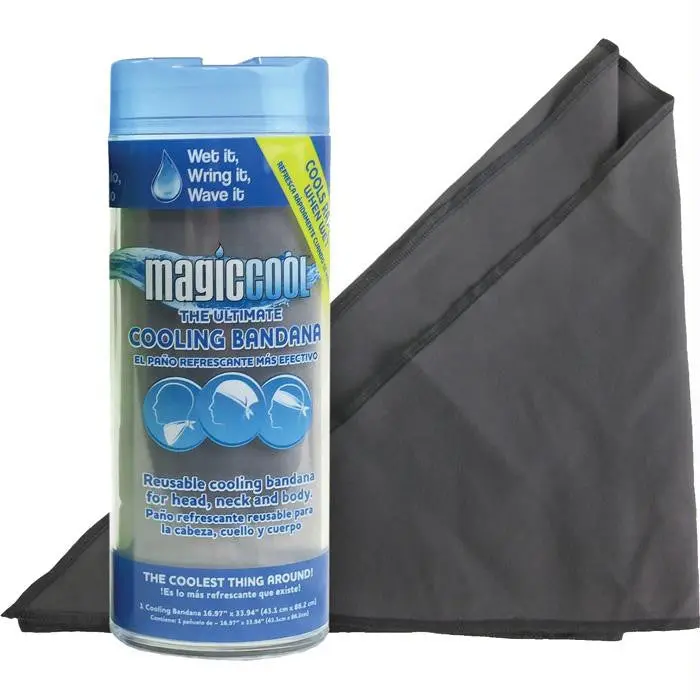 Magic Cool Evaporative Bandana – Graphite Gray 1