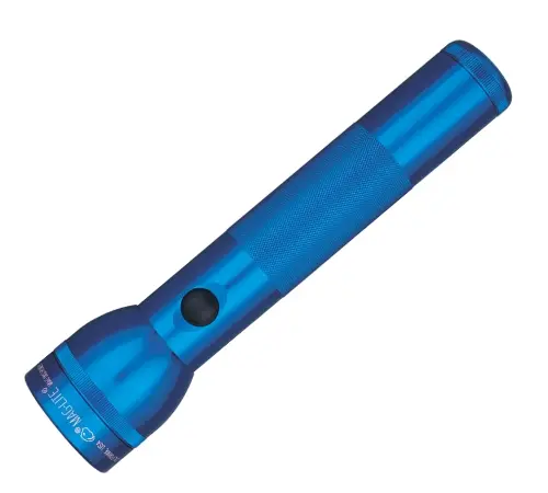 Maglite 2-D-Cell Flashlight – Durable Blue Anodized Body, Boxed 1