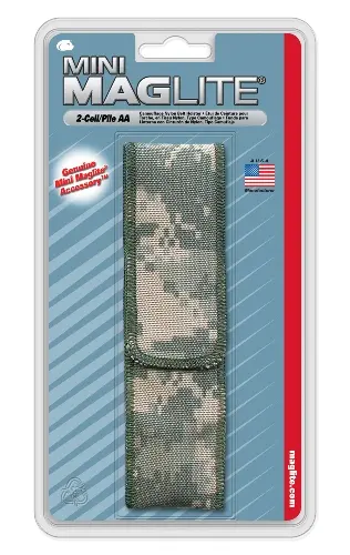 Maglite Aa Flashlight Nylon Sheath – Full-Flap Camo Design 1