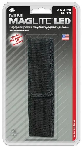 Maglite Mini Aa Flashlight Black Nylon Holster – Secure Fit Design 1