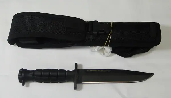 Mark 2.1 Fixed-Blade Tactical Knife – Matte Black Finish 1