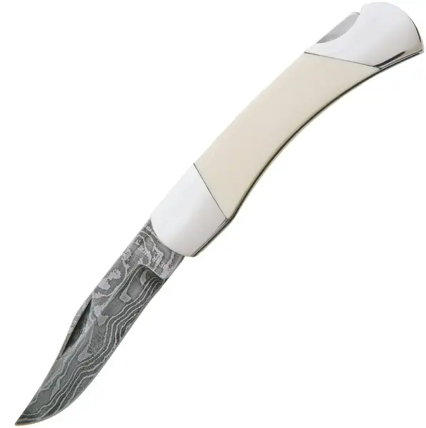 Mastodon 3.75-Inch Ivory Handle Lockback Pocket Knife 1