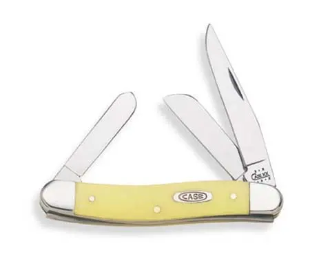 Md Stockman Pocket Knife – Classic Yellow Handles 1