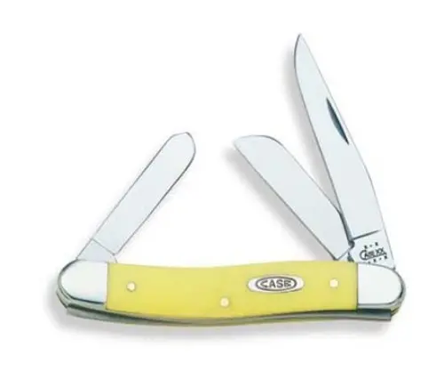 Md Stockman Pocket Knife – Stainless Steel, Yellow Handle 1