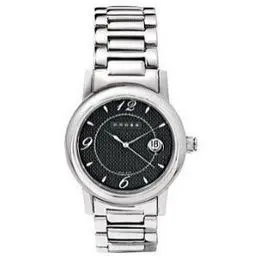 Men'S Polished Stainless Steel Bracelet Watch 1