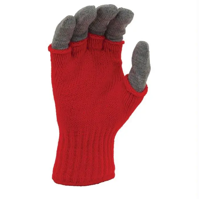 Men’S Road-Gray Fingerless Combo Gloves 1