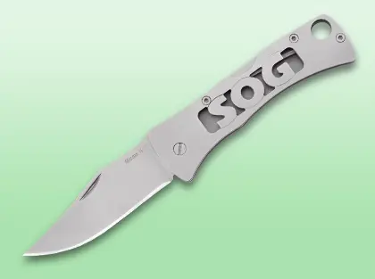 Micron 2.0 Clip Point Knife – Beadblasted Finish 1