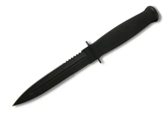 Midnight Commando Tactical Knife – 11.25-Inch All-Black Finish 1