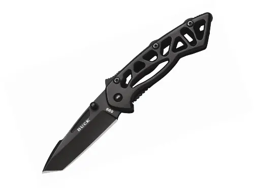 Mini Bones Pocket Knife In Sleek Black Finish 1