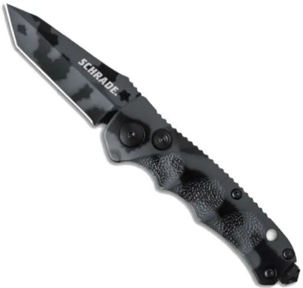 Mini Folding Knife With Push-Button Lock – Tanto Style 1