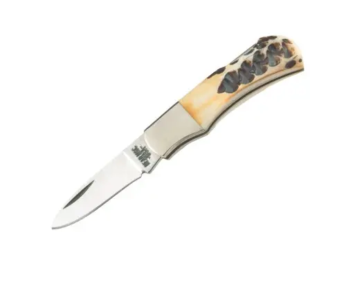Mini India Stag Bone Executive Lockback Pocket Knife 1