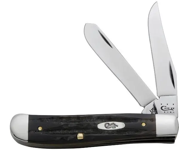 Mini Trapper Pocket Knife – Buffalo Horn Finish 1