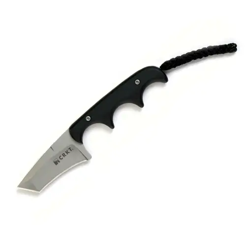 Minimalist Tanto Folding Knife With Micarta Handle 1