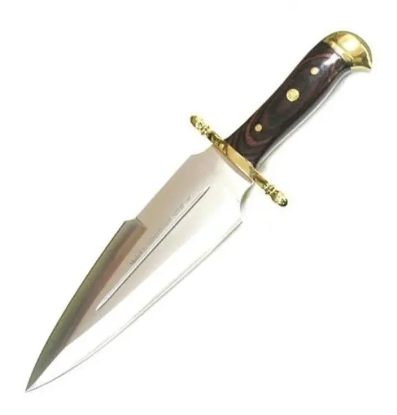 Mm-Remate 14-Inch Traditional Wood-And-Brass Handle Knife 1