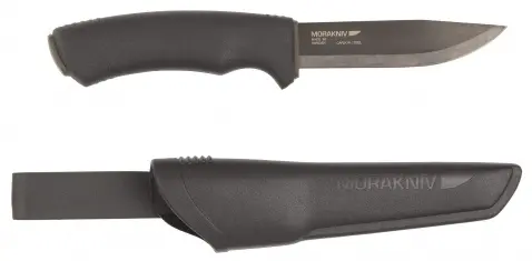 Mora Bushcraft Black Fixed Blade – Scandinavian-Style Outdoor Knife 1