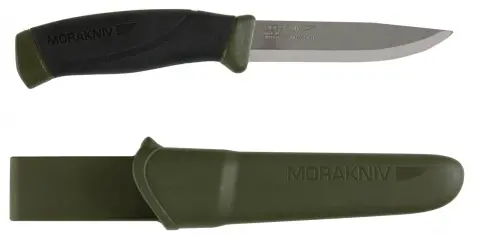 Mora Companion Forest Green Fixed-Blade Knife – Outdoor Essential 1