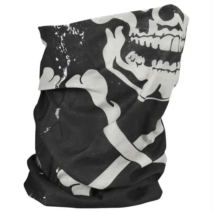 Motley Fleece Skull & Bones Tube Scarf 1