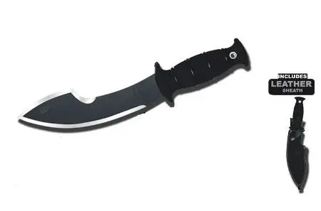 Multi-Function Ultrablac Utility Knife With Genuine Leather Sheath 1
