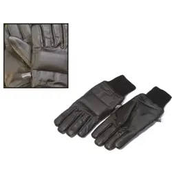 N.I. Black Combat Gloves – Leather, X-Large 1
