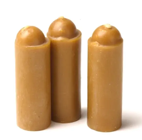 Natural Beeswax Candles – 3-Pack 1
