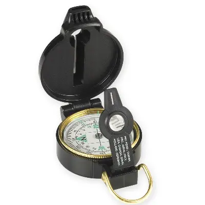 Ndur Lenstatic Navigation Compass With Integrated Whistle 1