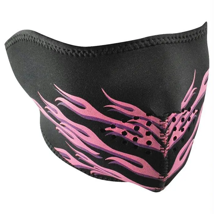 Neo 1-2 Half-Face Mask – Pink Flame Design 1