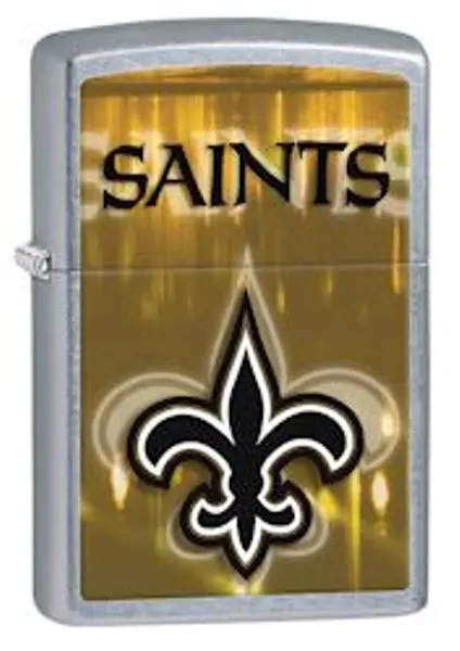 New Orleans Saints Metallic Finish Lighter 1