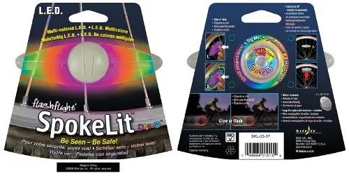 Ni Spokelit Disco Mode Bike Light – Rgb Flashing Effect 1