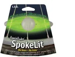 Ni Spokelit Green Led Bike Light 1