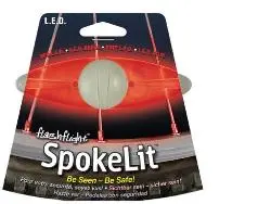 Ni Spokelit Red Bicycle Light 1