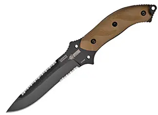 Nightedge Serrated Edge Knife – Coyote Tan 1