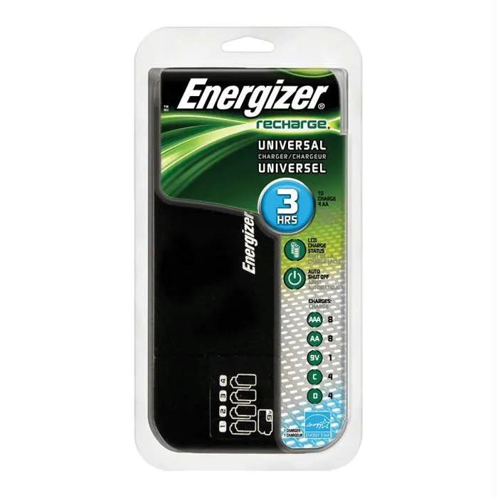 Nimh Battery Charger For Aa, Aaa, C, D, And 9V Cells 1