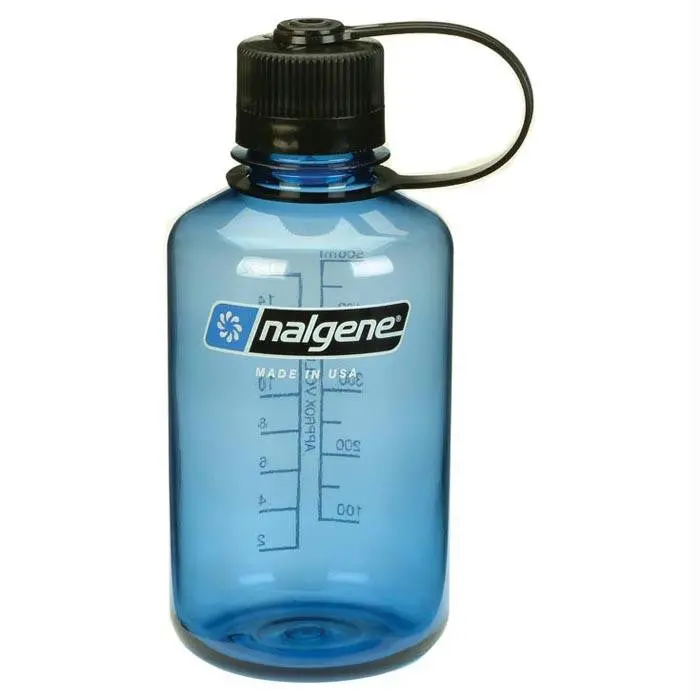 Nm1 Pointed Bottle – Slate Blue With Black Lid 1