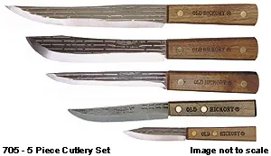Old Hickory 5-Piece Knife Set (Model 705) 1